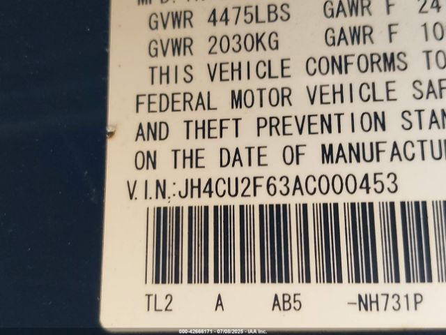 2010 ACURA TSX JH4CU2F63AC000453 Photo 8