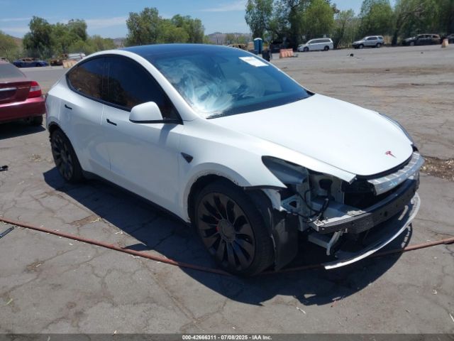 2022 TESLA MODEL Y 7SAYGDEF6NF381643