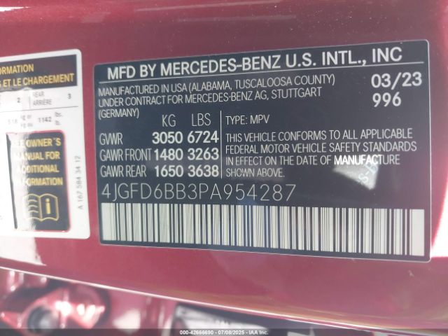 2023 MERCEDES-BENZ AMG GLE 53 COUPE 4JGFD6BB3PA954287 Photo 8