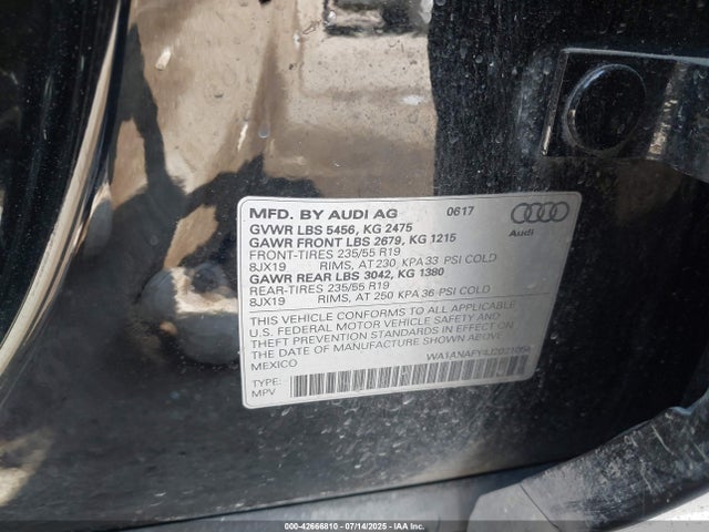 2018 AUDI Q5 WA1ANAFY4J2021054 Photo 8