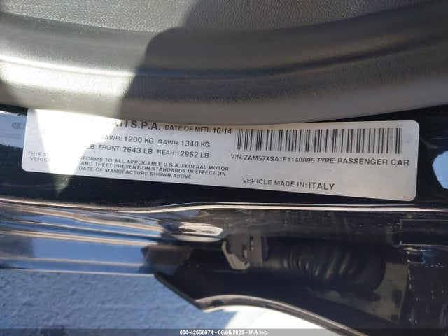 ZAM57XSA1F1140895 Maserati m156d