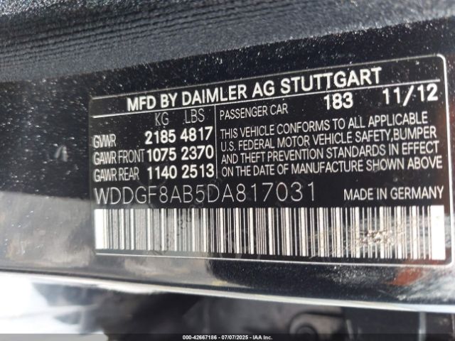 2013 MERCEDES-BENZ C 300 WDDGF8AB5DA817031 Photo 8