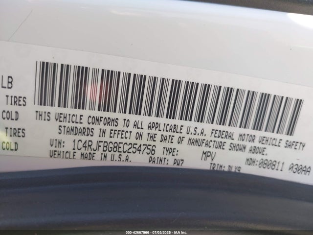 Jeep 2014 2014 1C4RJFBG8EC254756 Image 9