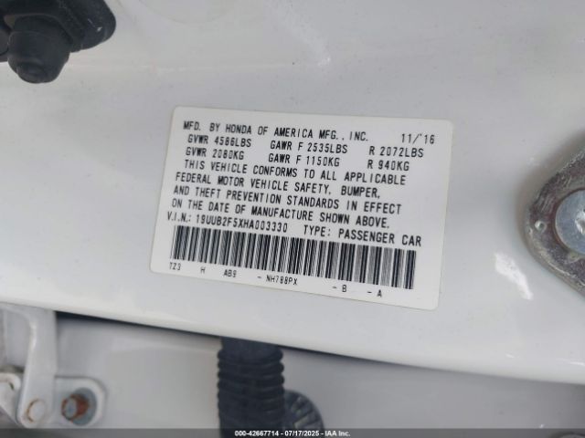 2017 ACURA TLX 19UUB2F5XHA003330 Photo 8