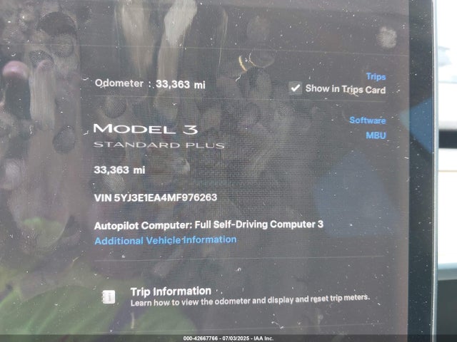 2021 TESLA MODEL 3 5YJ3E1EA4MF976263 Photo 6