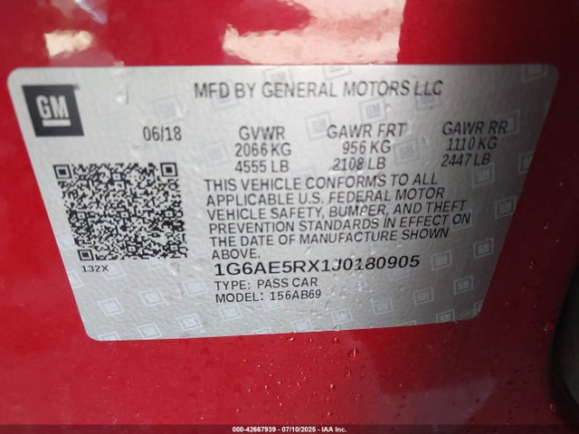2018 CADILLAC ATS 1G6AE5RX1J0180905 Photo 8