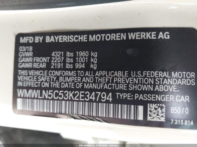 2019 MINI CLUBMAN WMWLN5C53K2E34794 Photo 8