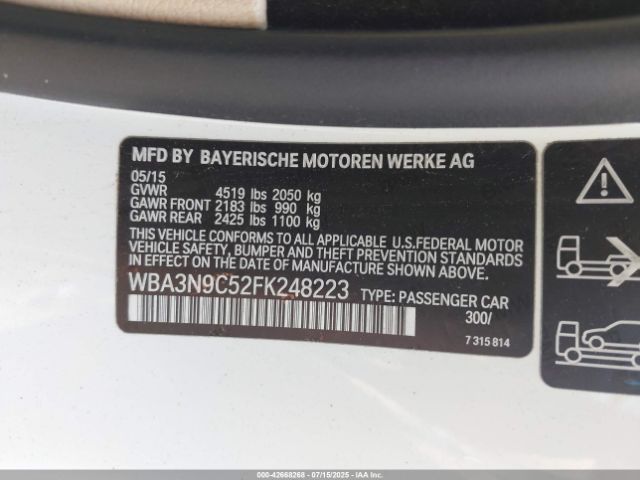 2015 BMW 428I WBA3N9C52FK248223 Photo 8