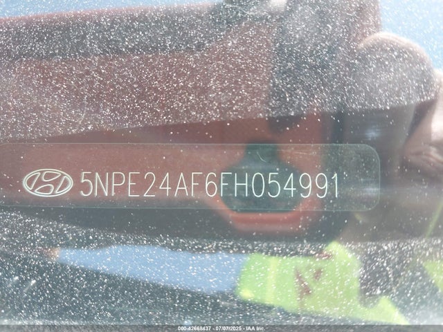 5NPE24AF6FH054991 Hyundai dohc gdi theta-ii