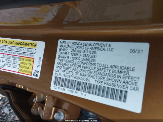 2021 ACURA TLX 19UUB7F95MA000460 Photo 8