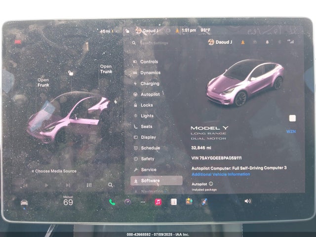 2023 TESLA MODEL Y 7SAYGDEE8PA059111 Photo 6