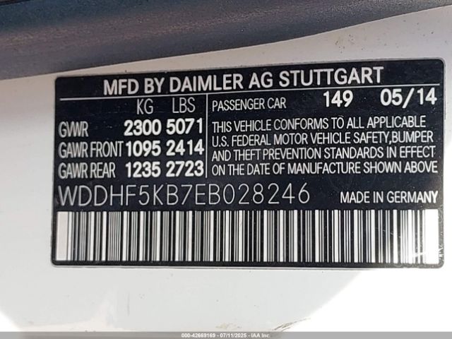 2014 MERCEDES-BENZ E 350 WDDHF5KB7EB028246 Photo 8