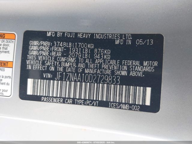 2013 SCION FR-S JF1ZNAA10D2729833 Photo 8