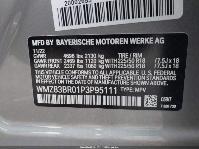 2023 MINI COUNTRYMAN WMZ83BR01P3P95111 Photo 8