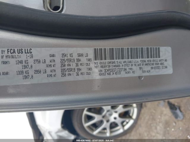 2018 DODGE JOURNEY 3C4PDDEG7JT237184 Photo 8