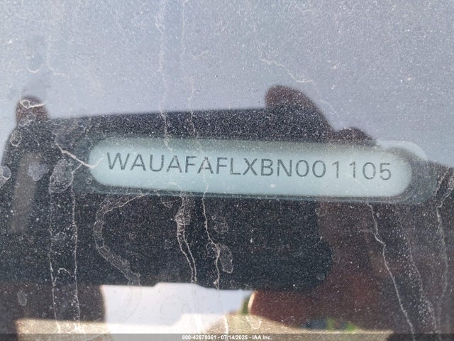 2011 AUDI A4 WAUAFAFLXBN001105 Photo 8