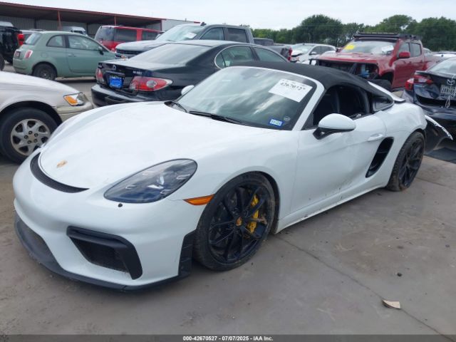 2021 PORSCHE 718 SPYDER WP0CC2A89MS240128 Photo 1