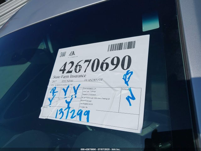 KMHD35LH2HU351547 Hyundai ELANTRA GT