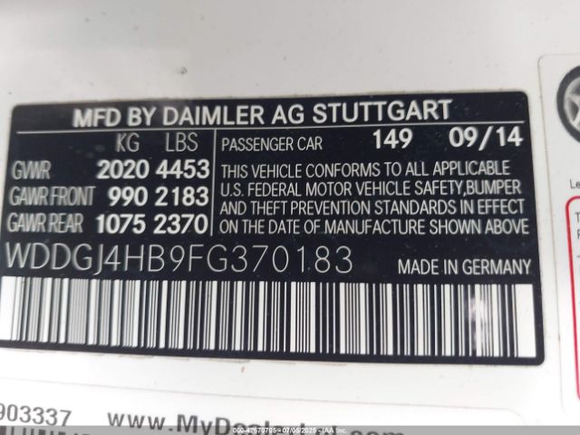 2015 MERCEDES-BENZ C 250 WDDGJ4HB9FG370183 Photo 8
