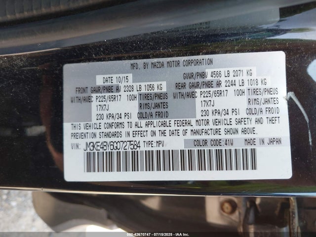 JM3KE4BY6G0727584 Mazda py