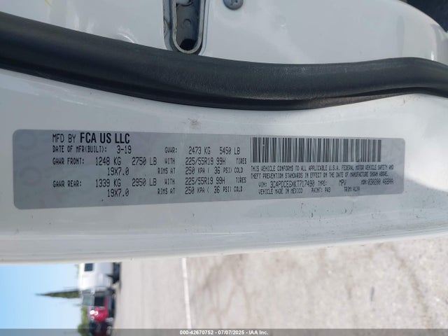 Dodge 2019 2019 3C4PDCEGXKT717490 Image 9