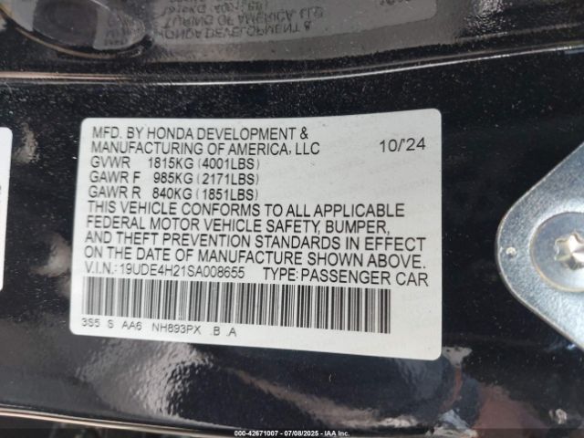 2025 ACURA INTEGRA 19UDE4H21SA008655 Photo 8