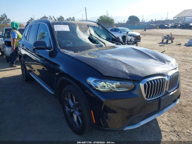2022 BMW X3 5UX43DP04N9M68143
