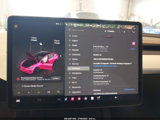 5YJ3E1EB0NF332382 Tesla 2022