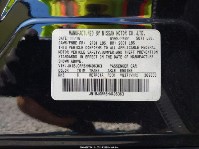 2017 INFINITI QX50 JN1BJ0RR6HM406363 Photo 8