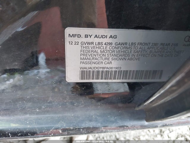 2023 AUDI A3 WAUAUDGY8PA061903 Photo 8