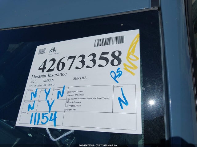 Nissan Sentra 2024 3N1AB8CV7RY389942 Image 17