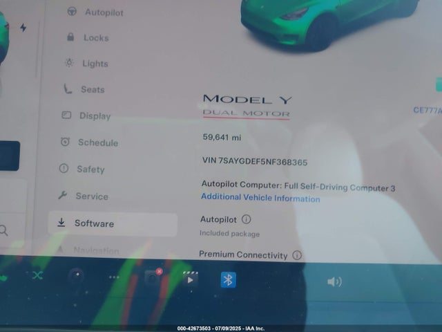 7SAYGDEF5NF368365 Tesla 2022