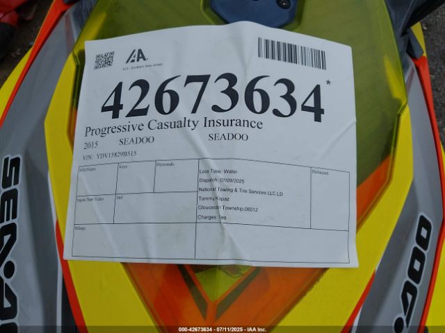 2015 SEADOO SEADOO YDV15829B515 Photo 5