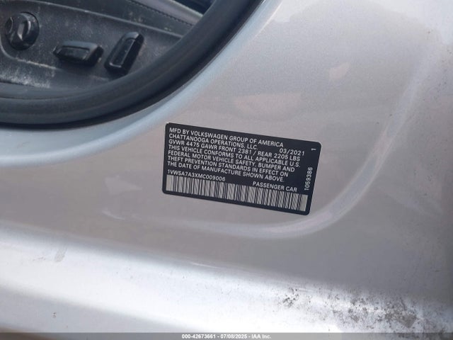 Volkswagen 2021 2021 1VWSA7A3XMC009006 Image 9