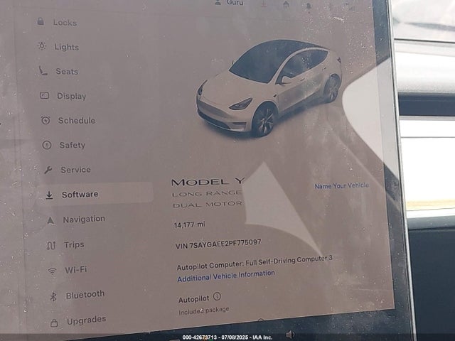 2023 TESLA MODEL Y 7SAYGAEE2PF775097 Photo 6