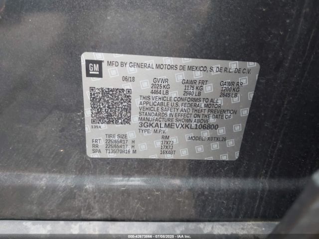 2019 GMC TERRAIN 3GKALMEVXKL106800 Photo 8