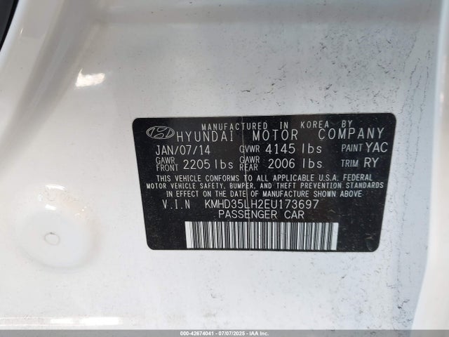 Hyundai ELANTRA GT 2014 KMHD35LH2EU173697 Image 9