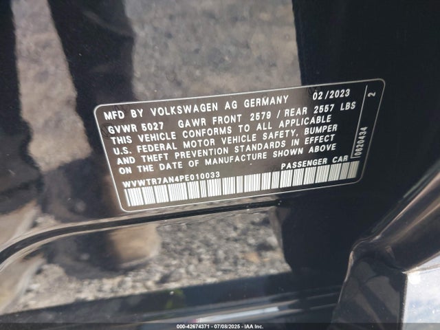 Volkswagen Arteon 2023 WVWTR7AN4PE010033 Image 9