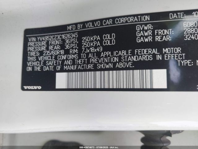 2012 VOLVO XC90 YV4952CZ3C1626345 Photo 8