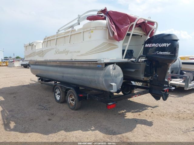 2008 BENTLEY PONTOON 24' BOAT AND TRAILER BNT47060J708 Photo 2