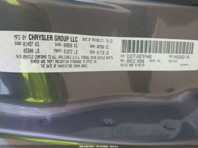 2013 FIAT 500C 3C3CFFJH3DT674482 Photo 8