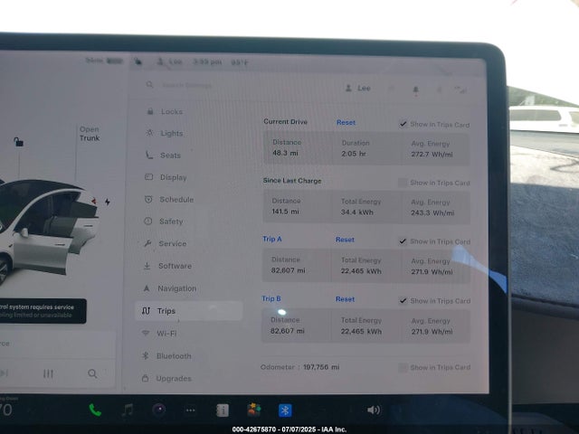 2021 TESLA MODEL Y 5YJYGDEE5MF096807 Photo 6