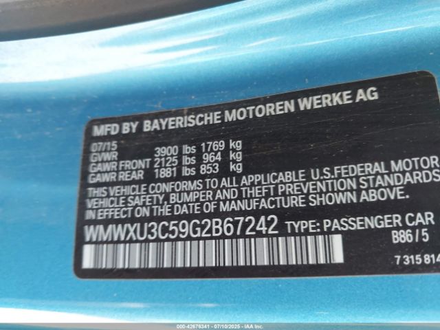 2016 MINI HARDTOP WMWXU3C59G2B67242 Photo 8