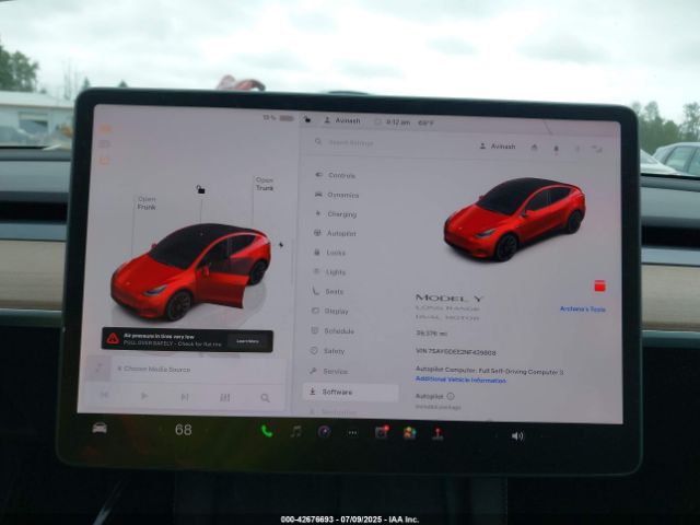 2022 TESLA MODEL Y 7SAYGDEE2NF429808 Photo 6