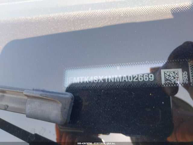 3FMTK4SX1NMA02669 Ford 2022