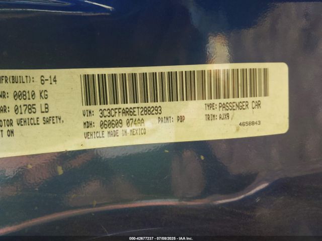 2014 FIAT 500 3C3CFFAR6ET288293 Photo 8