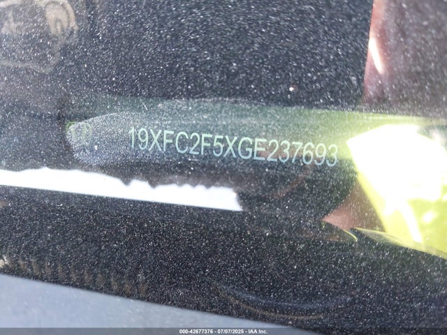 Honda k20c2 2016 19XFC2F5XGE237693 Image 17
