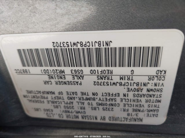 Nissan 2018 2018 JN1BJ1CP8JW153702 Image 9