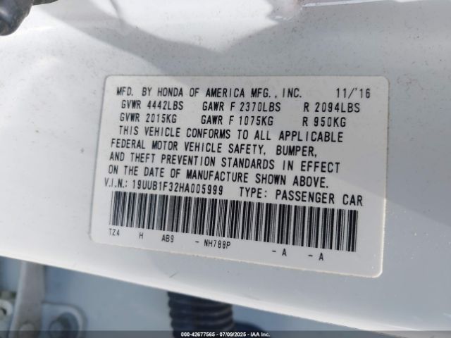 2017 ACURA TLX 19UUB1F32HA005999 Photo 8