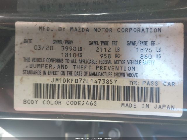 2020 MAZDA CX-3 JM1DKFB72L1473857 Photo 8